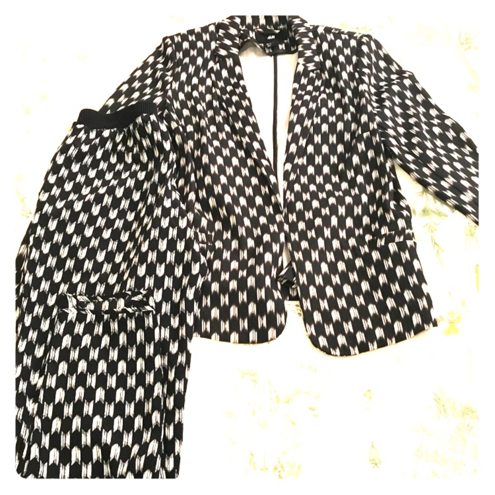 Print Pant Suit Separates